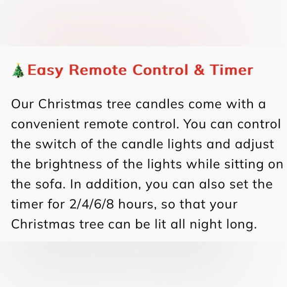 NIB twelve (12) flameless Christmas tree candles with dangling snowflakes ❄️ - Picture 7 of 13